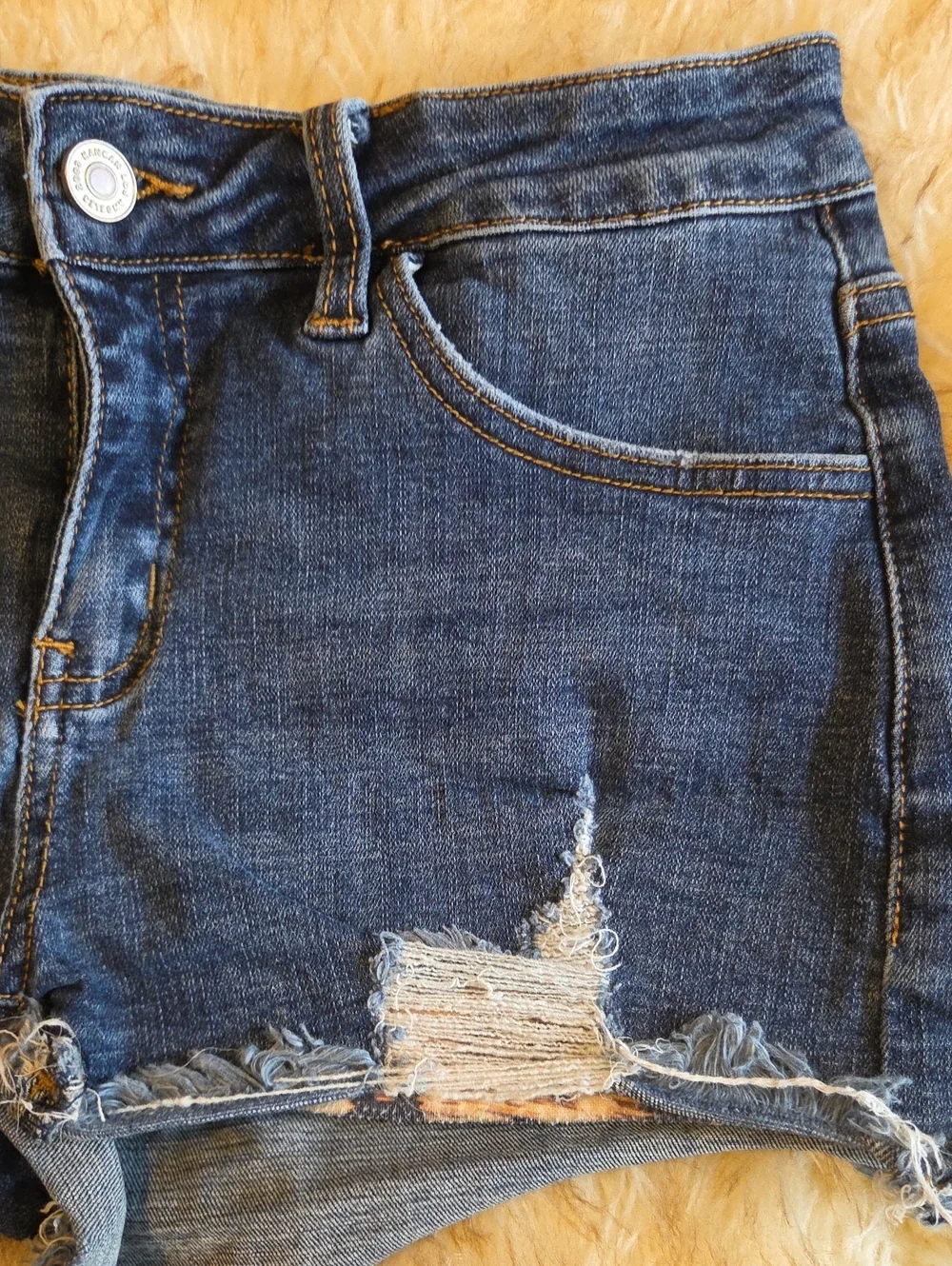 KanCan Distressed Denim Shorts